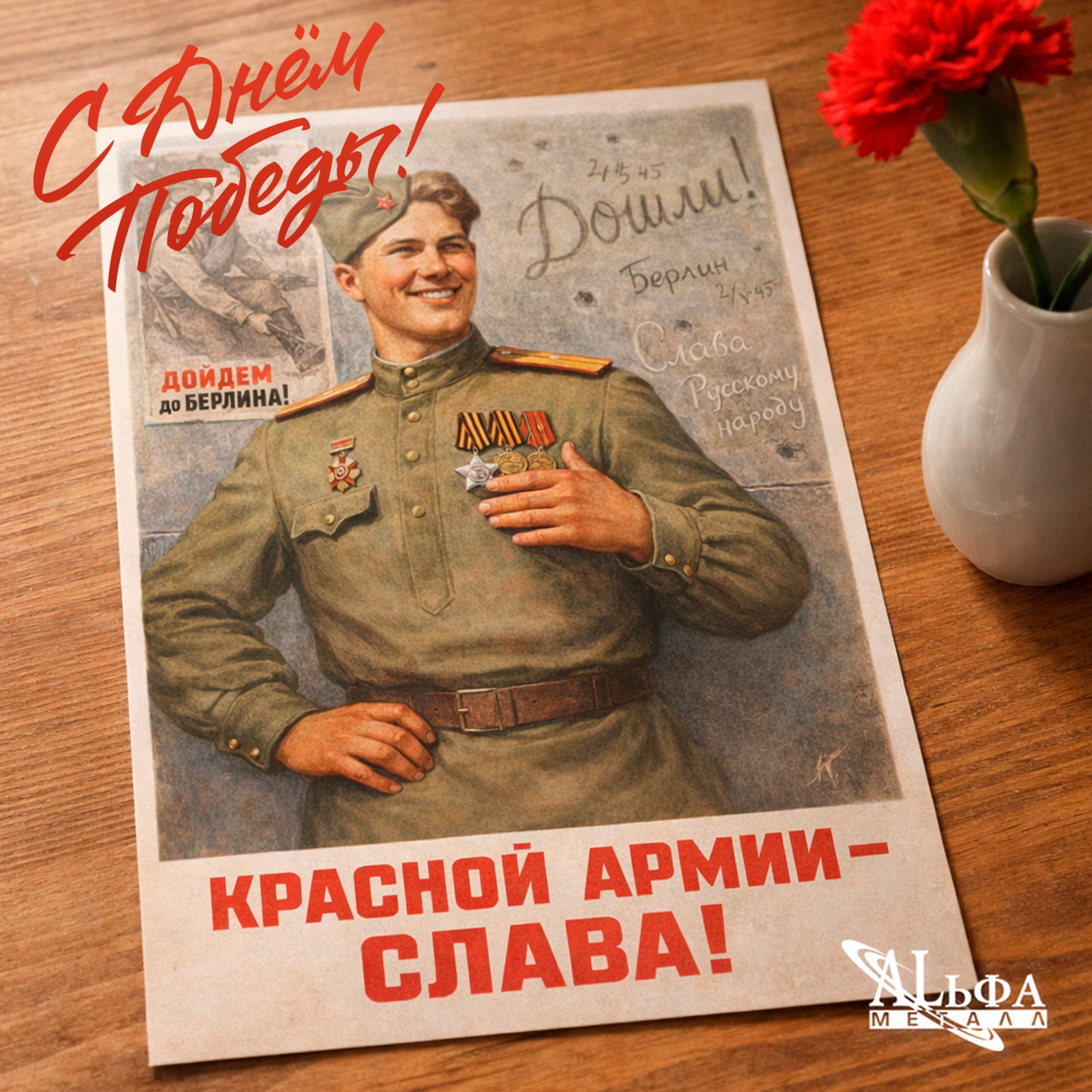 С 9 Мая - Днём Великой Победы!
